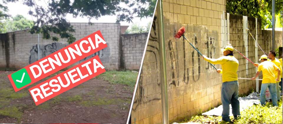 Borran grafitis de pandillas en Sonsonate
