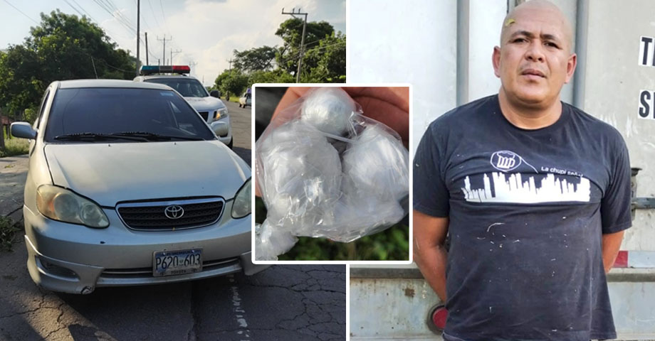 Cae sujeto que transportaba más de mil dólares en cocaína en La Unión