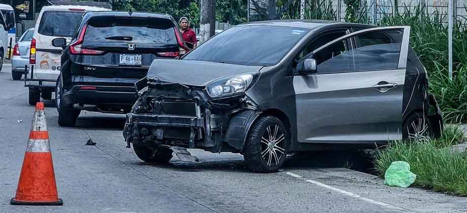 Reportan fuerte accidente de tránsito en cercanías de la Ceiba de Guadalupe