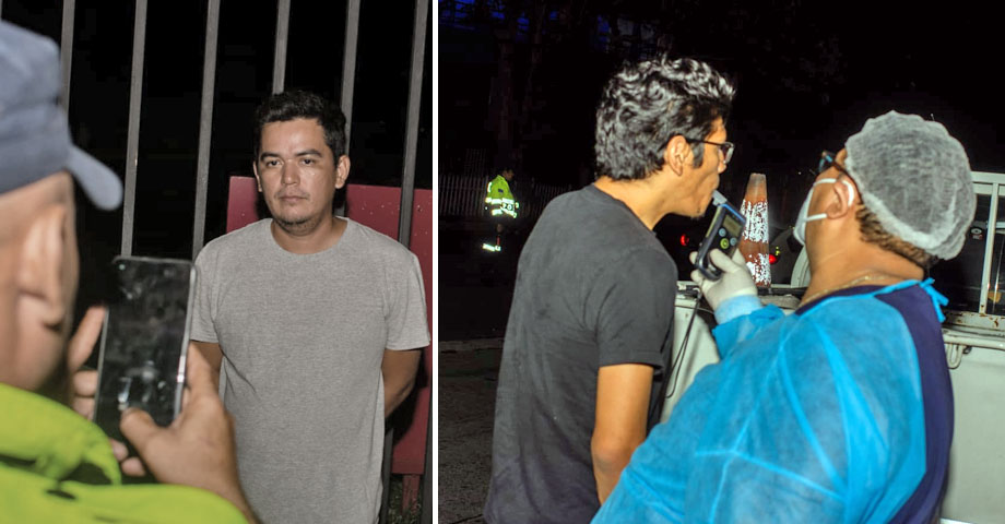 Otros dos conductores peligrosos fueron detenidos durante un control antidoping en la capital