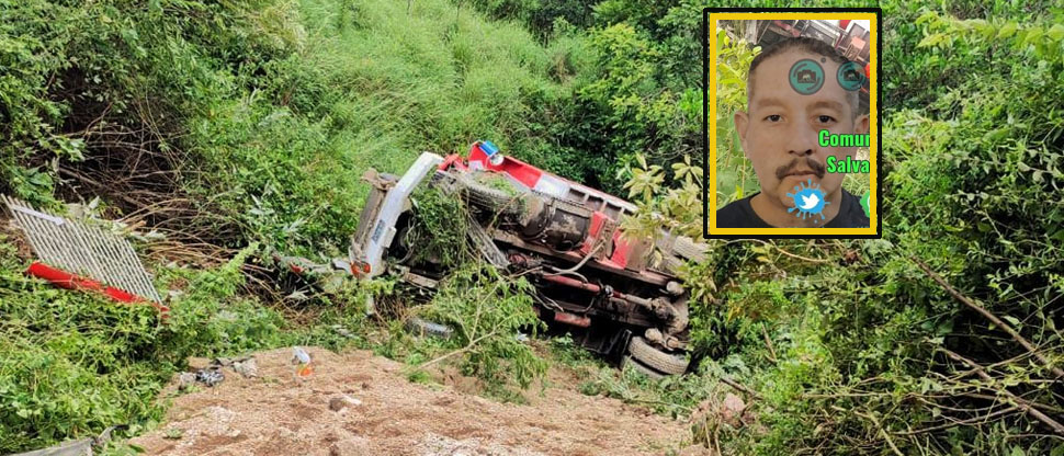 Él era don Felix, conductor que murió al caer camión a un barranco en Chalatenango
