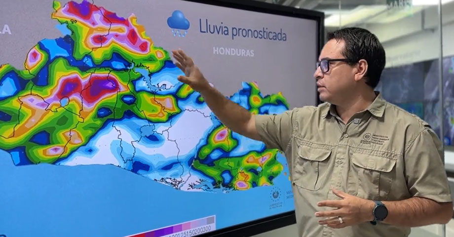 Incremento de nubosidad y formación de lluvias para este martes indica MARN