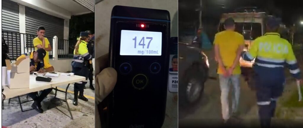 Conductor va a bartolinas tras ser sorprendido manejando ebrio (VIDEO)