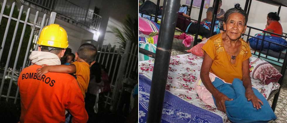 Evacúan a 42 familias en Sonsonate ante llegada de tormenta tropical Pilar
