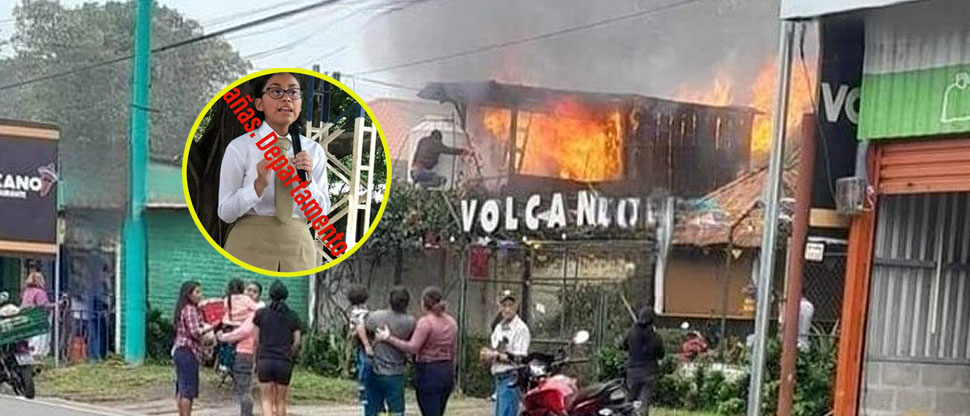 Ella era la joven que falleció atrapada entre las llamas tras incendiarse un restaurante en Juayúa