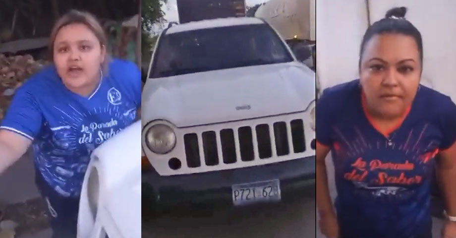 Intolerancia: Conductora y vendedora se discuten en pleno tráfico