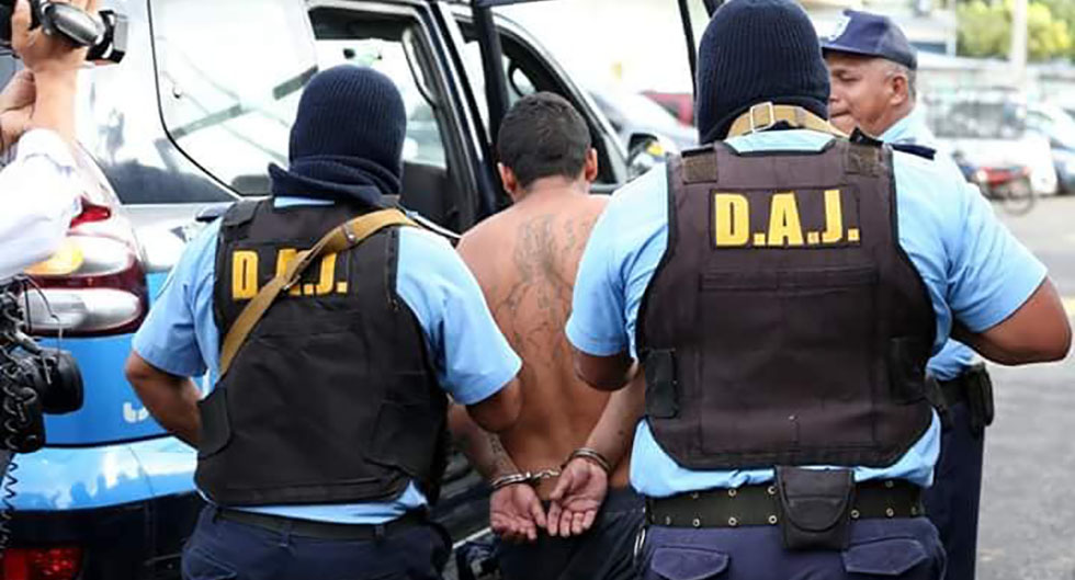 Autoridades de Nicaragua capturan a un salvadoreño vinculado al Barrio 18