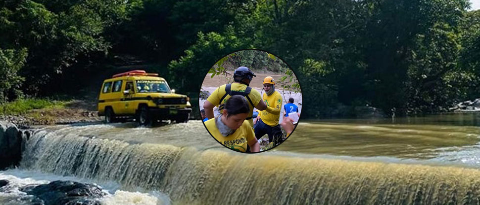 Continúa búsqueda de hombre que fue arrastrado por la corriente de un río en Cabañas