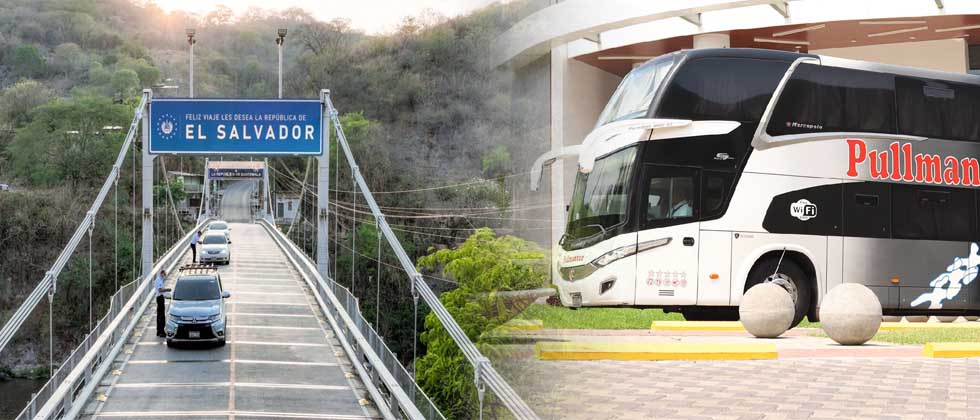 Empresa de trasporte cancela ruta El Salvador hacia Guatemala por bloqueo de carretera