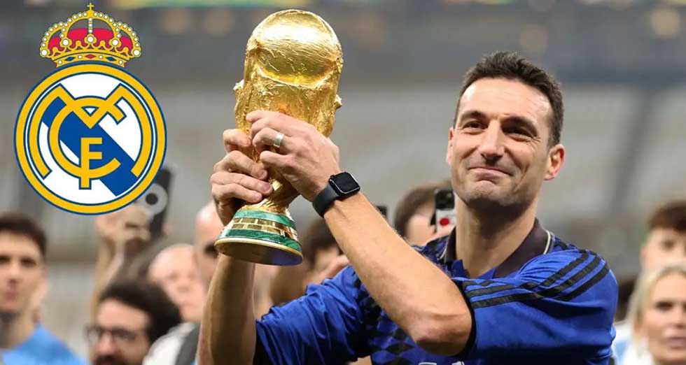 Lionel Scaloni sería el sustituto de Carlo Ancelotti al frente del Real Madrid
