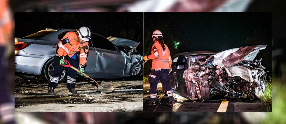 Un lesionado tras accidente provocado por ebrio al volante en la carretera de Oro