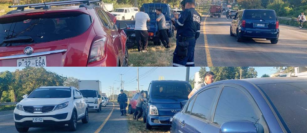 Reportan triple accidente en la carretera Panamericana