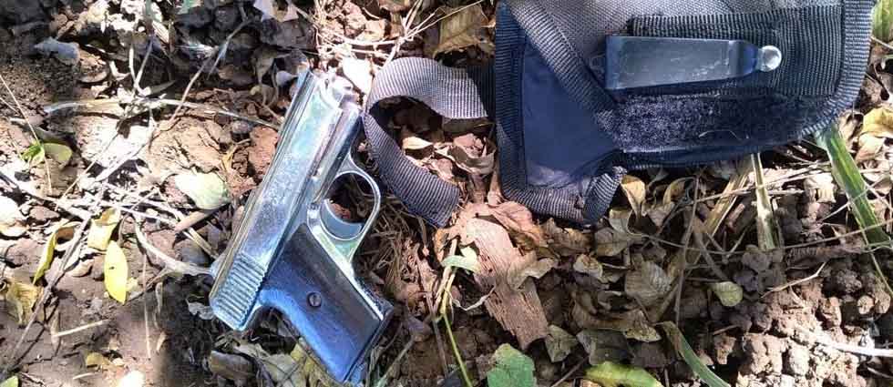 Militares hallan arma abandonada en San Vicente