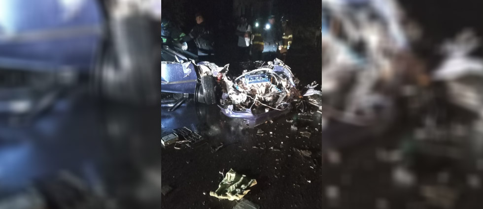 Conductor acaba lesionado tras fuerte choque en Morazán