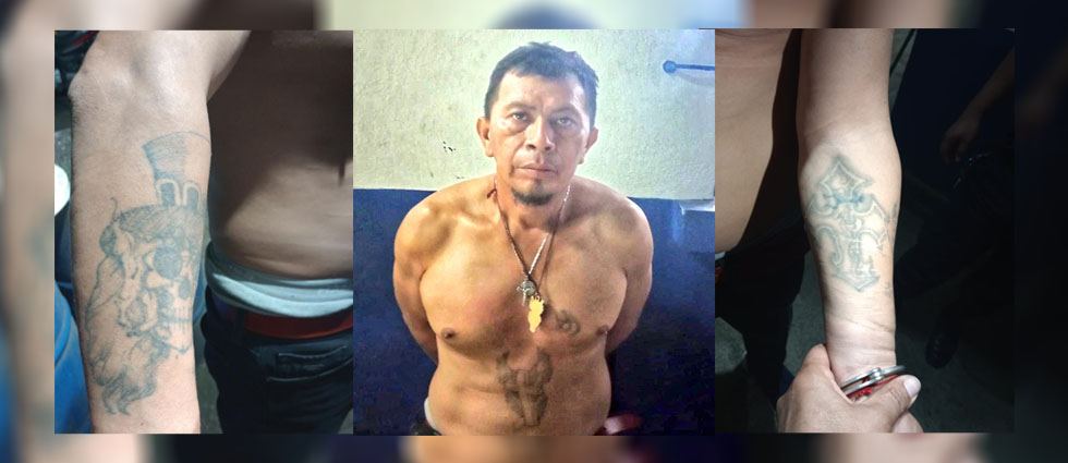 Capturan a peligroso MS que ocultó sus tatuajes para evitar la cárcel