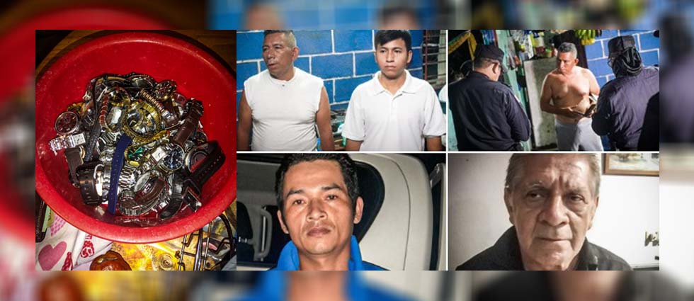 Capturan a sujetos que hurtaron más de $60 mil en efectivo y valiosas joyas en residenciales de La Libertad