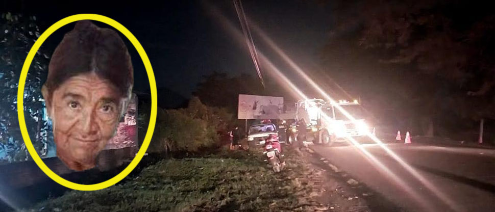 Ella era doña Ramona quien falleció en un accidente provocado por un borracho