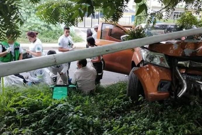 Reportan fuerte accidente en carretera de Oro, Soyapango