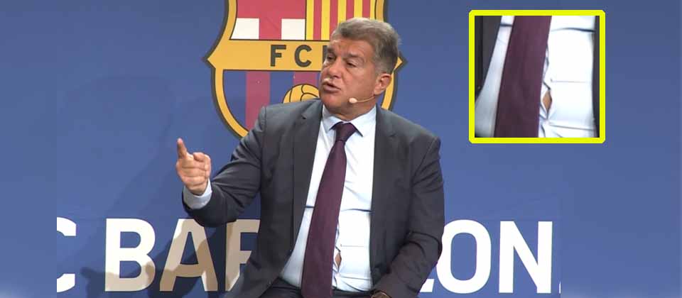 Viralizan crecimiento de «panza» de Joan Laporta