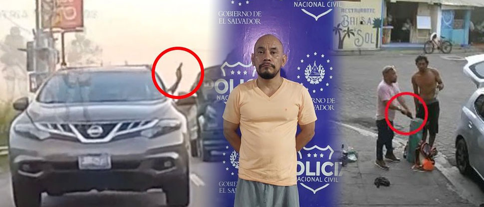 Capturan a hombre intolerante que amenazó a un motociclista y a otro trabajador
