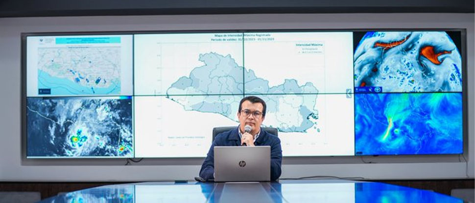 Tormenta Pilar se aleja del territorio salvadoreño, pero el ambiente continuará lluvioso
