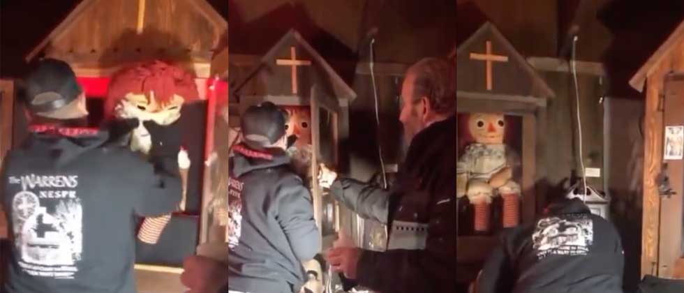 Mueven a la muñeca Annabelle del museo de los Warren y advierten terribles consecuencias