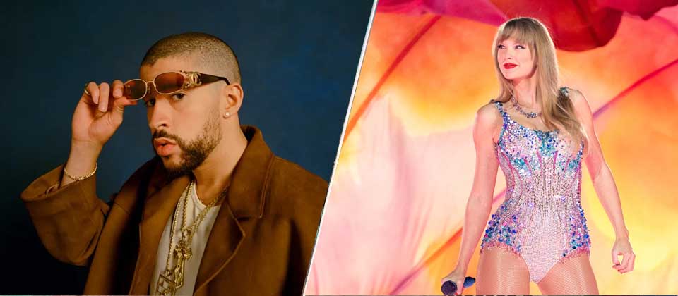 Taylor Swift destrona a Bad Bunny como artista más escuchado en Spotify