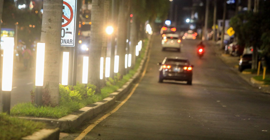Culminan trabajos de cableado subterráneo en Zona Rosa, San Salvador