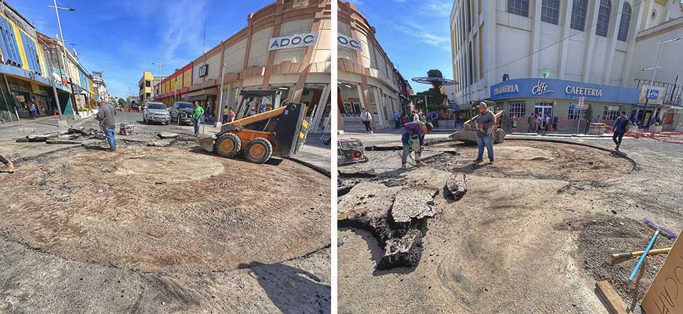 Comienzan a construir nuevo emblema del Kilómetro 0 en el Centro de San Salvador
