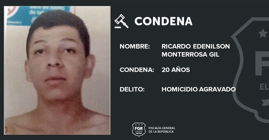 Pandillero involucrado en un homicidio lo pagará con décadas en prisión
