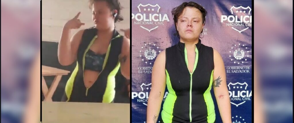 Mujer que amenazaba con señales de pandilla es ubicada y capturada por la PNC