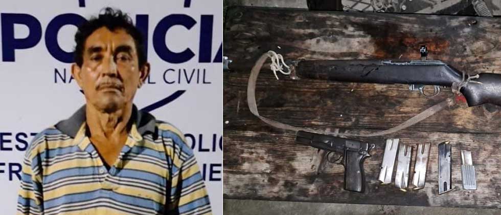 Capturan a sujeto que disparó su arma y amenazó a personas en La Paz