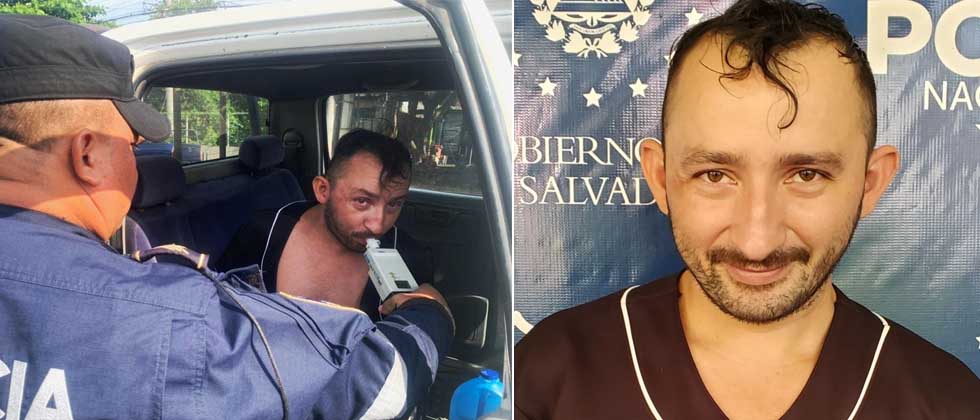 Arrestan a motociclista que conducía con 763 grados de alcohol en Morazán