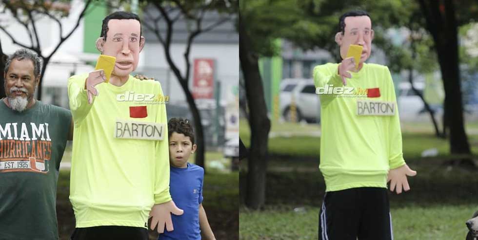 En Honduras se venden las piñatas de Iván Barton para quemarlas el 31 de diciembre