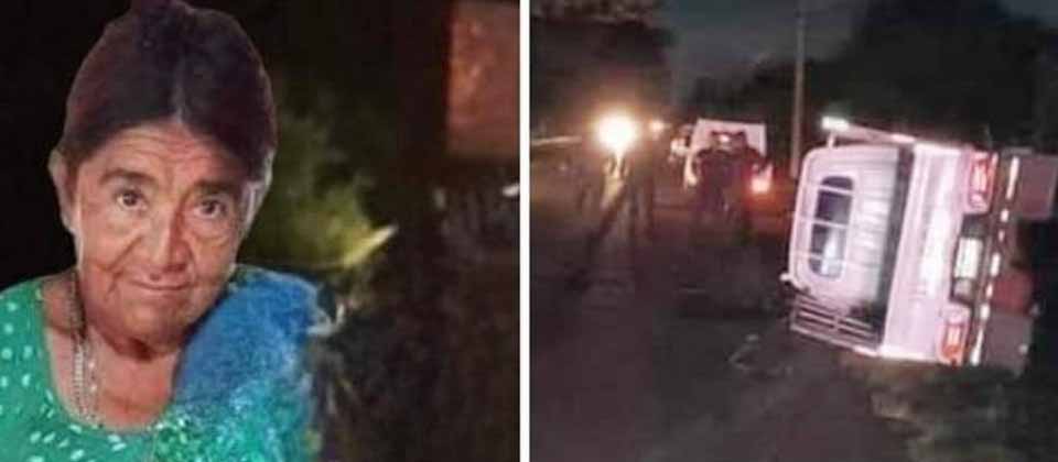 Ella era Ramona Martínez, quien falleció atropellada por un borracho al manejar