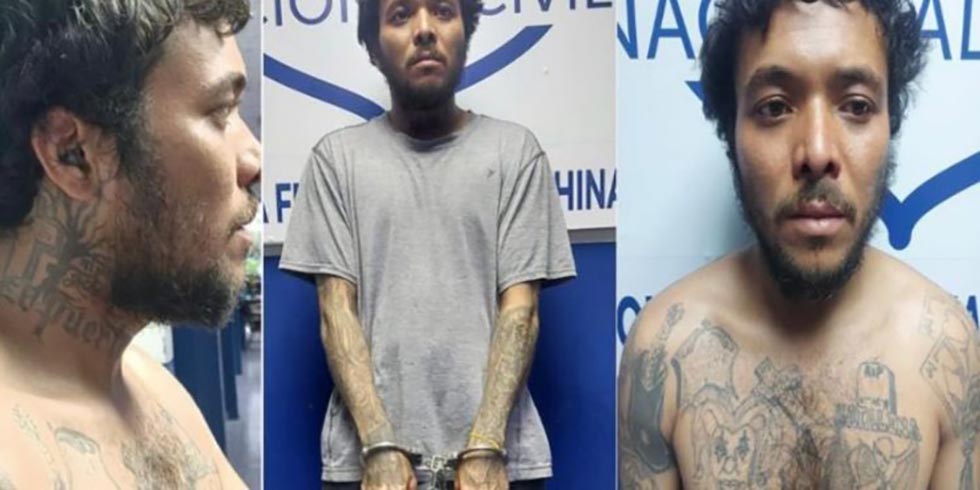 Capturan a pandilleros salvadoreños que se escondían en Guatemala y México