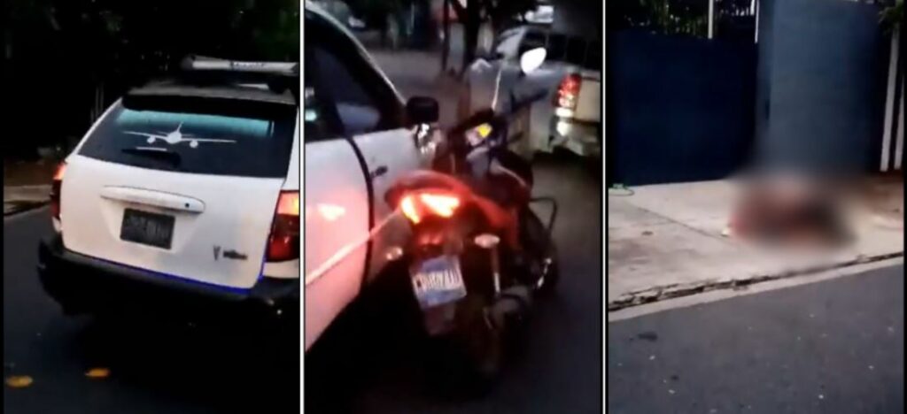 Conductor y motociclista se van a los golpes en San Miguelito, San Salvador (VIDEO)