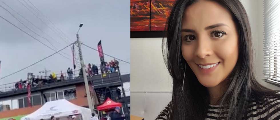 Muere periodista tras caerle una pantalla gigante durante un evento