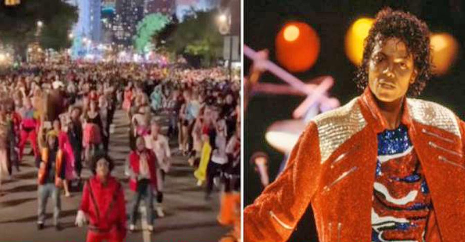 Cientos bailan “Thriller” de Michael Jackson en el desfile de Halloween en Nueva York