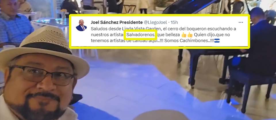 Candidato presidencial de ARENA escribió mal la palabra «salvadoreños»