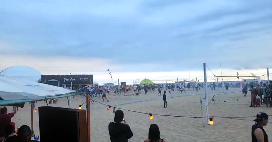 Hinchas de Boca y Fluminense protagonizan disturbios en las playas de Río previo a la final de La Libertadores