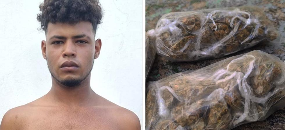 Detienen a pandillero que se encargaba de vender droga en La Libertad
