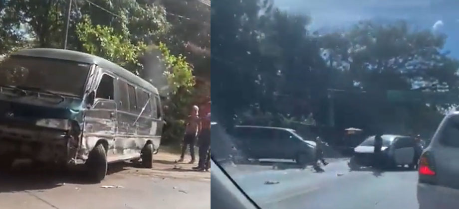 Reportan fuerte accidente de tránsito en Santa Ana