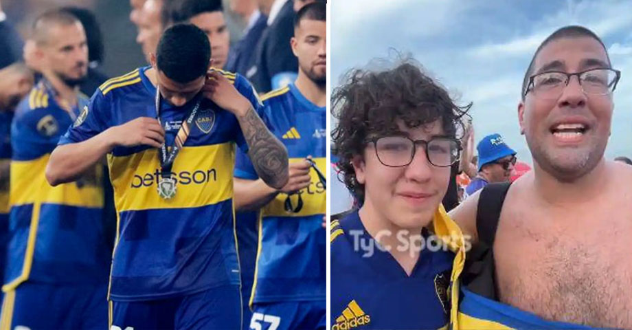 Se gastó la beca de su hijo para ver la final de la Libertadores en el Maracaná: Boca perdió
