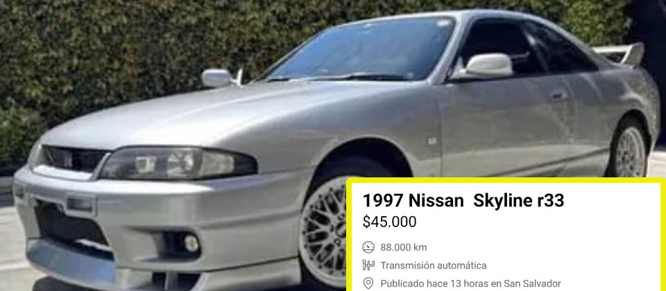 Viralizan propuesta de un salvadoreño que vende su carro deportivo por $45,000