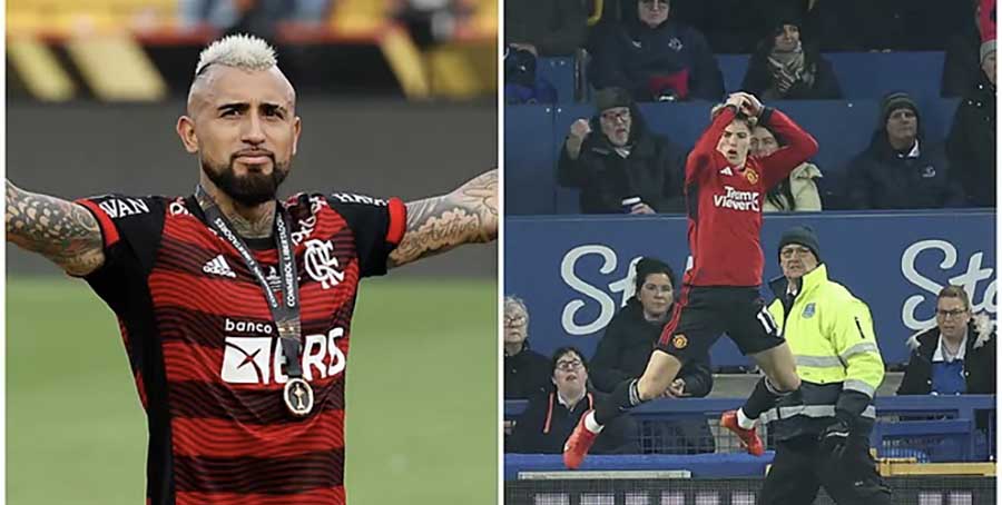 Arturo Vidal critica a Garnacho por celebrar su gol de chilena como CR7