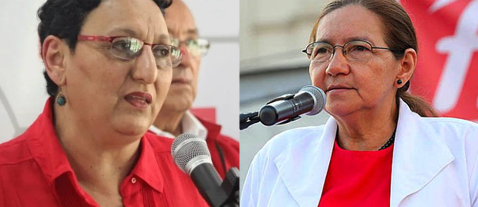 Lorena Peña y Norma Guevara llaman a votar por el FMLN en las siguientes elecciones
