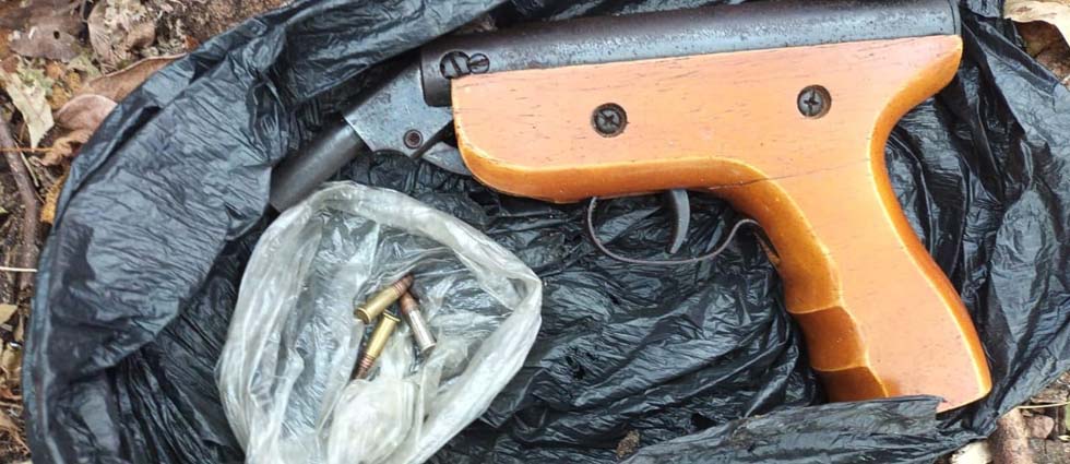 Hallan arma de fuego abandonada en Cabañas