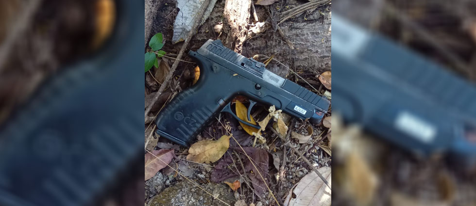Militares hallan un arma abandonada en Cabañas