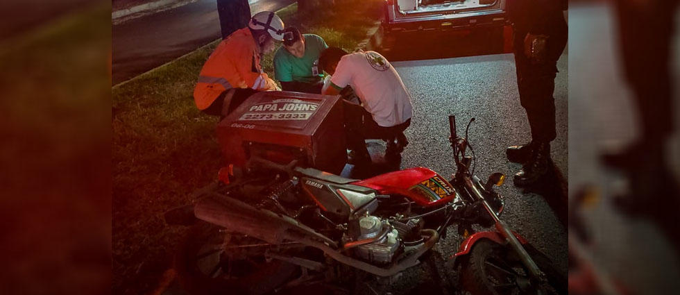 Tres lesionados tras accidente en urbanización de San Salvador